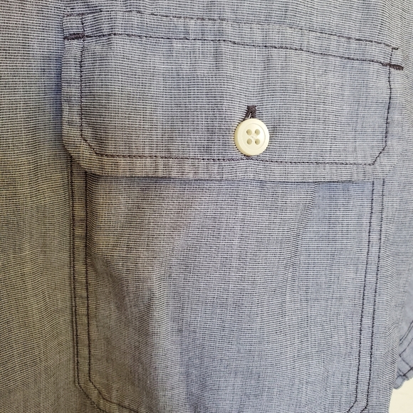 Men's gray XXL Express collared shirt - Picture 2 of 5